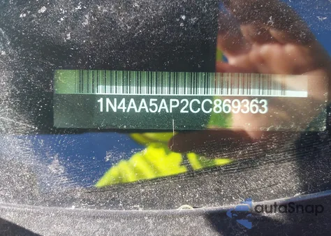 2012 Nissan Maxima 3.5 Sv из США, поврежденный, VIN 1N4AA5AP2CC869363